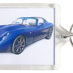 TVR Tuscan Speed 6 2002 - Plastic keyring with a 50 x 35mm insert printed on two sides