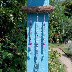 Purple Flowers Sun Catcher