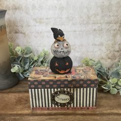 Decoupaged Halloween Box with Spooky Pile Up