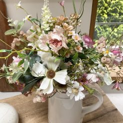 Floral Display in Ceramic Jug, Centrepiece 2 Floral Display in Ceramic Jug, Centrepiece 2