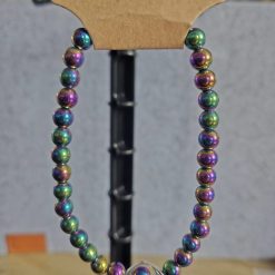 Crystal jar necklace