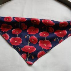 Dog Bandana poppy print