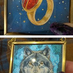 The Box of Delights hanging decoration Wolf and The Magic Ring