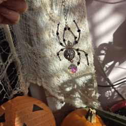 🕷️ Beaded Spider Ornaments-Silver 1