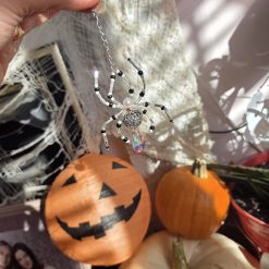 🕷️ Beaded Spider Ornaments-Silver 2
