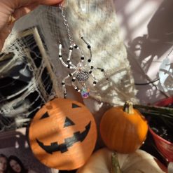 🕷️ Beaded Spider Ornaments-Silver 4