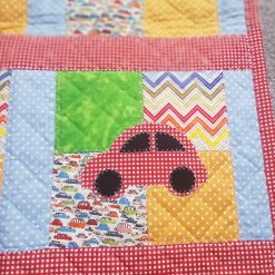 Cot/cot bed quilted topper cars 4 Cot/cot bed quilted topper cars 4