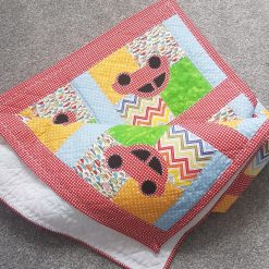 Cot/cot bed quilted topper cars 6 Cot/cot bed quilted topper cars 6
