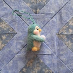 Needle Felted Ornament - Penguinli With Snowball 1