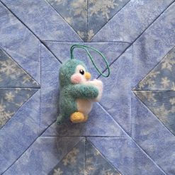 Needle Felted Ornament - Penguinli With Hot Choc 1