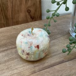Handpainted Apple Paperweight, Decorative Ornament 1