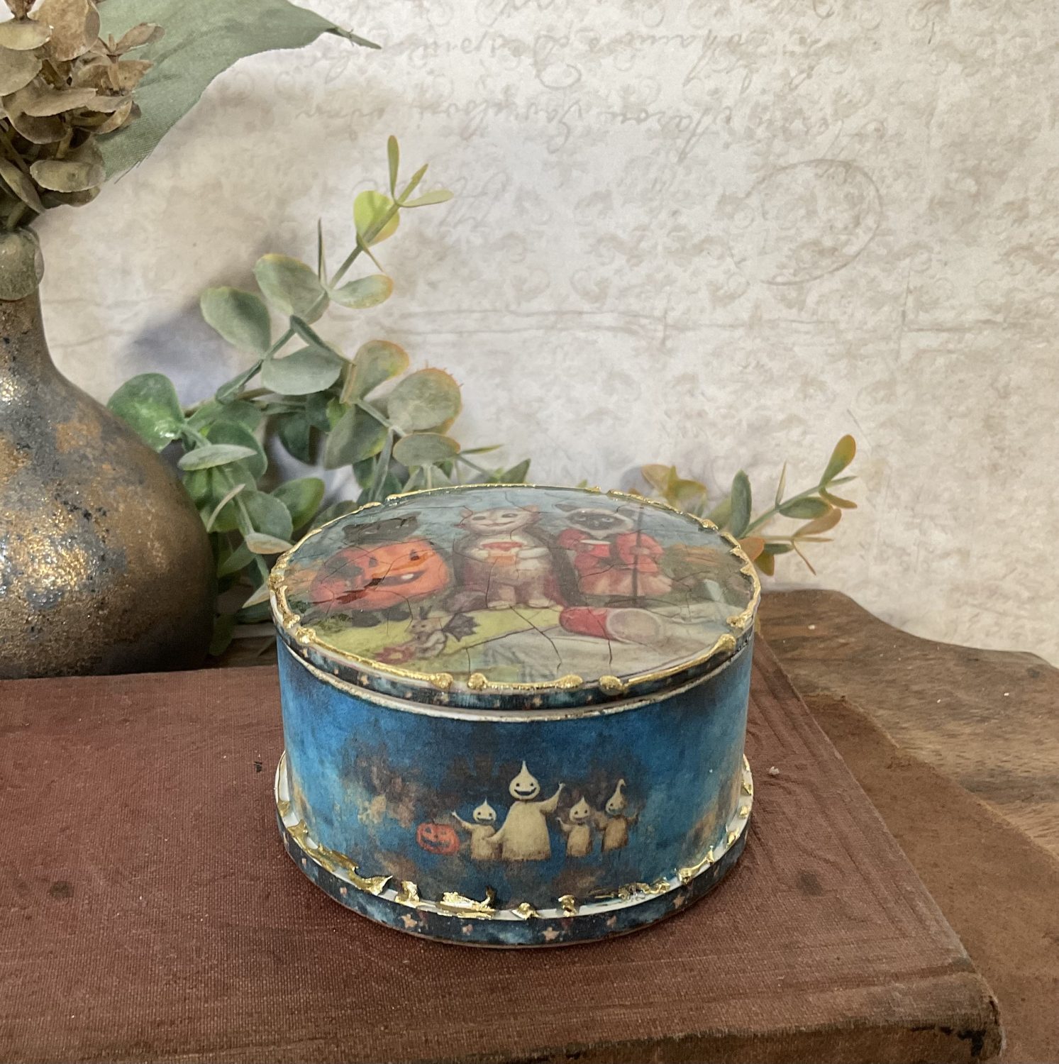 Halloween Trinket Pot Halloween Trinket Pot