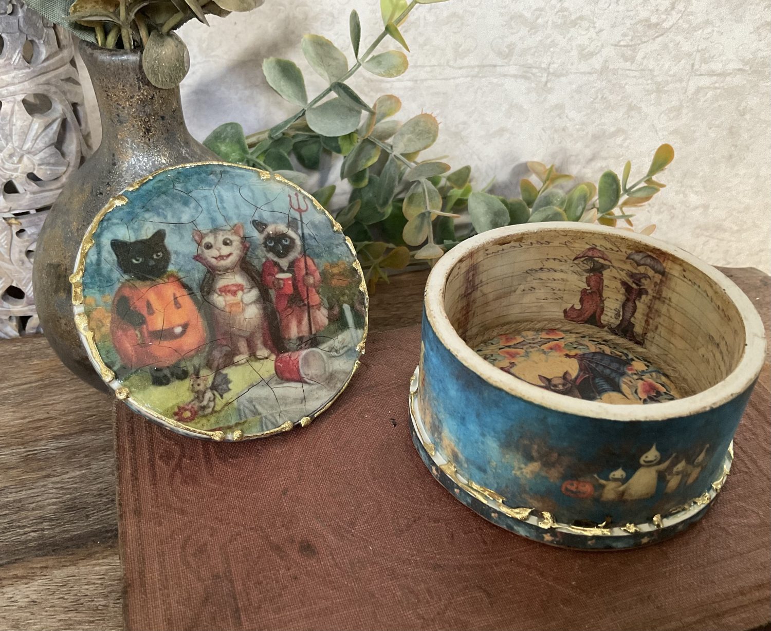 Halloween Trinket Pot Halloween Trinket Pot