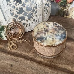 Harry Potter Themed Trinket Pot with Time Turner 1