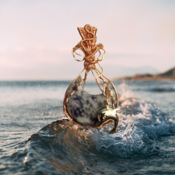 Sodalite "Riding the wave" Pendant