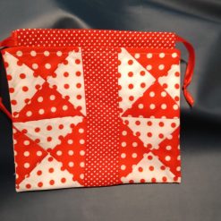 Handmade Gift Bags Red and White 4 Handmade Gift Bags Red and White 4