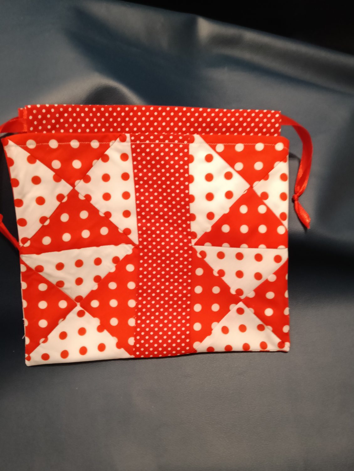 Handmade Gift Bags Red and White Handmade Gift Bags Red and White