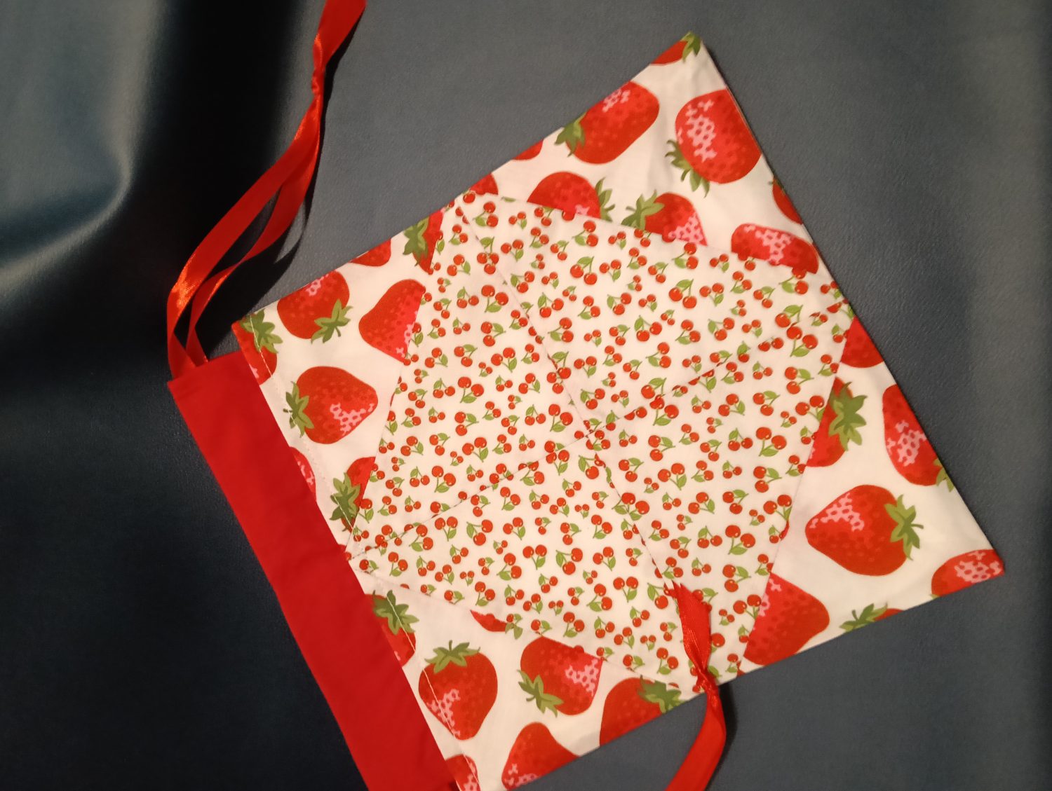 Handmade Gift Bags Red and White Handmade Gift Bags Red and White