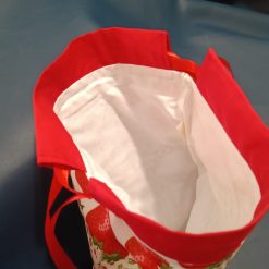 Handmade Gift Bags Red and White 3 Handmade Gift Bags Red and White 3