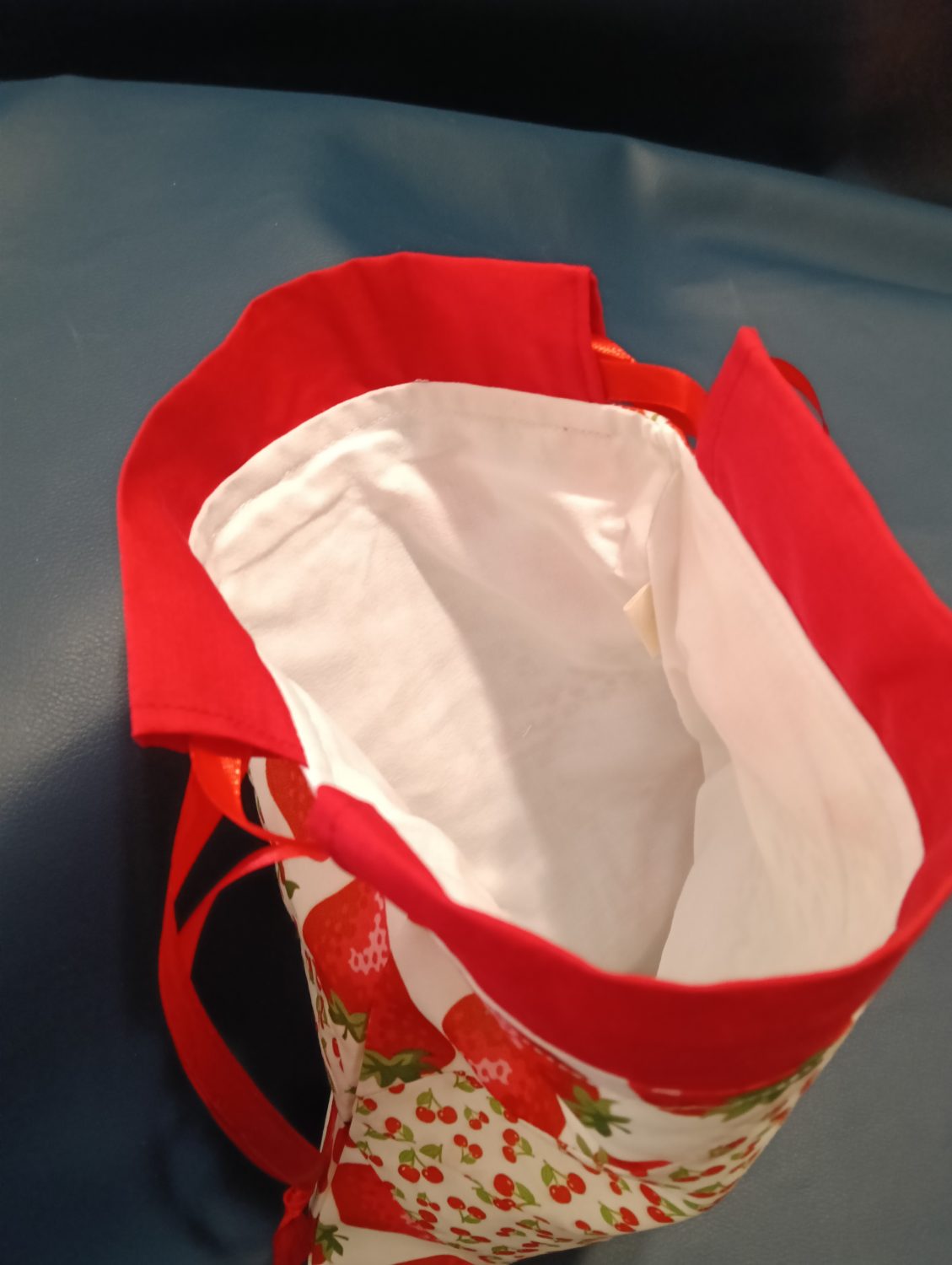 Handmade Gift Bags Red and White Handmade Gift Bags Red and White