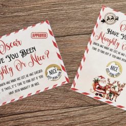 Naught or nice scratch card (Elf) 1