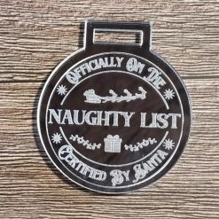 Naughty medal