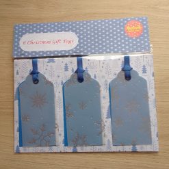 Christmas Gift Tags - Silver Snowflake Vellum