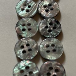 10 x New Vintage Mother of Pearl Style Buttons. 10mm.