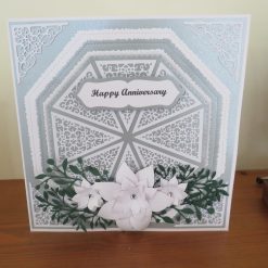 Luxury Handmade Happy Anniversary Card