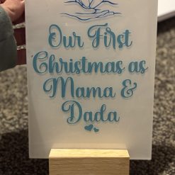 Hanging Christmas sign