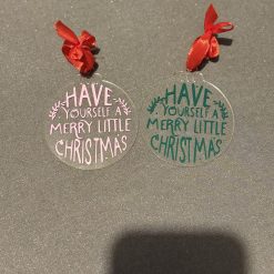 Hanging Christmas sign