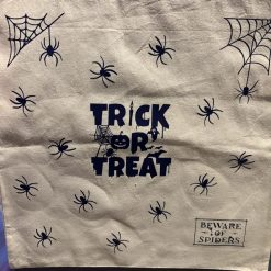 Halloween trick or treat tote bag