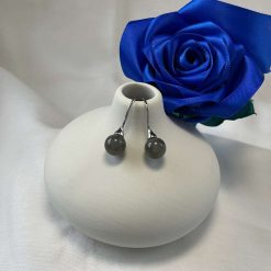 Sterling Silver Handmade Chrysoprase Gemstone Earrings