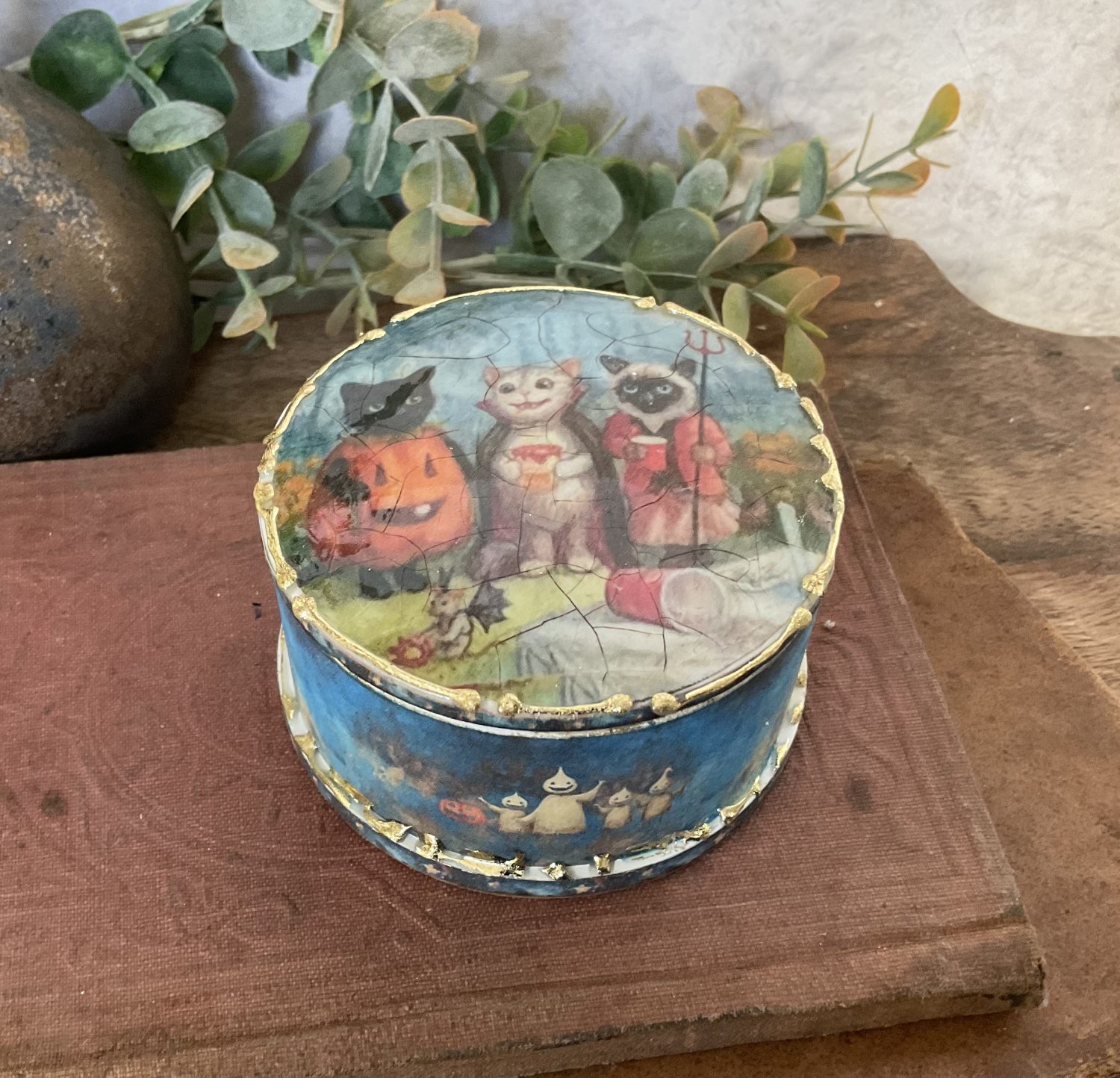 Halloween Trinket Pot Halloween Trinket Pot