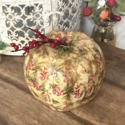 Apple, Decoupaged Christmas Decor 3