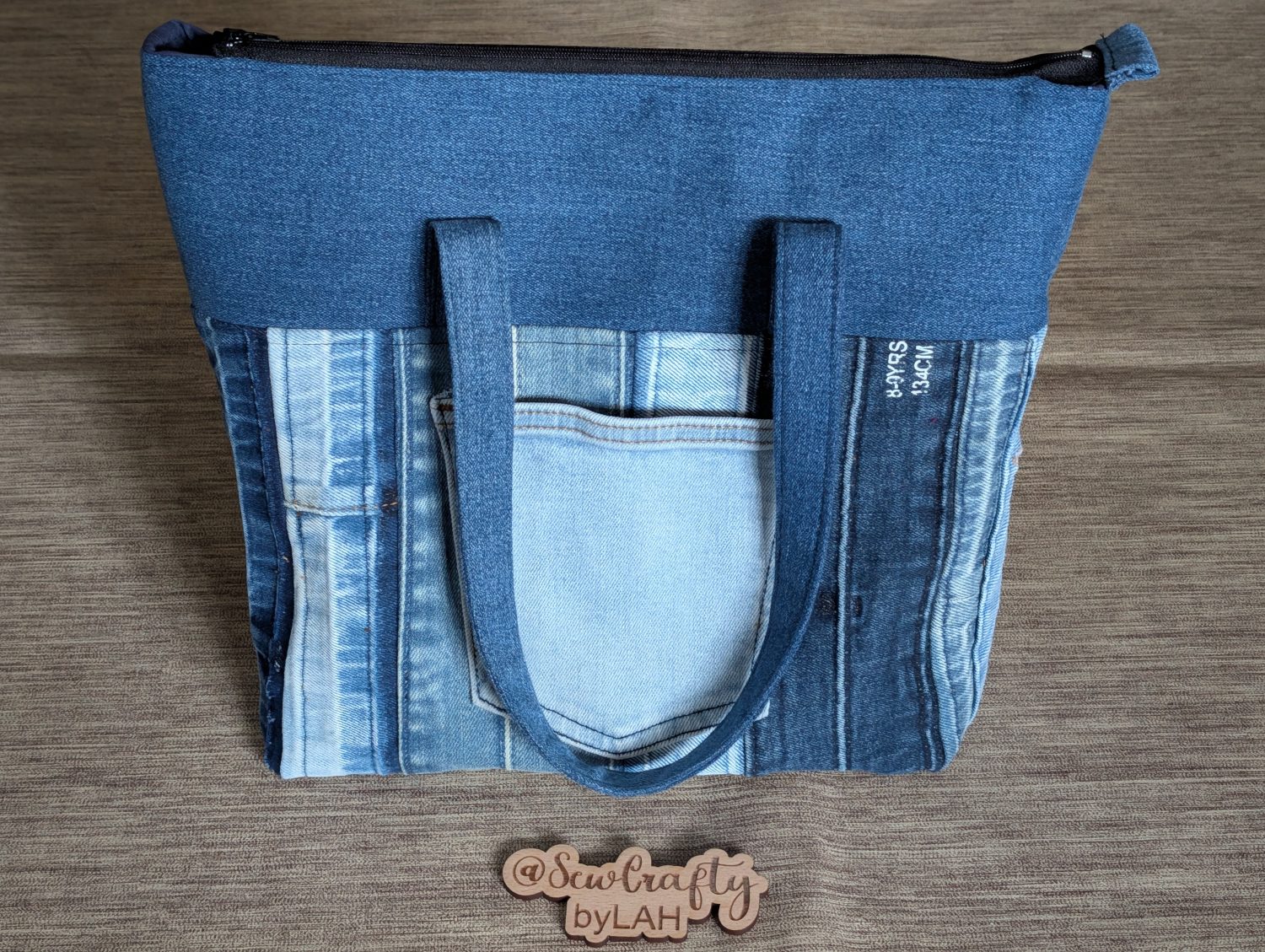Denim Zipped Tote bag Denim Zipped Tote bag