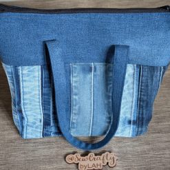 Denim Zipped Tote bag 2 Denim Zipped Tote bag 2
