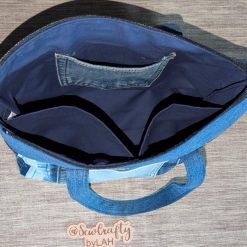 Denim Zipped Tote bag 3 Denim Zipped Tote bag 3