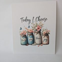 Motivational | Wall Art on Flat Canvas Panel | Motivational Fashion Décor | 25x30 cm | Perfect for Framing