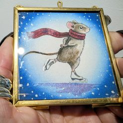 The Box of Delights inspired hanging decoration mouse and phoenix 1 The Box of Delights inspired hanging decoration mouse and phoenix 1