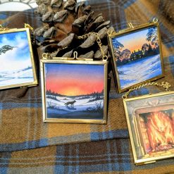 The Box of Delights inspired hanging decorations Set 1