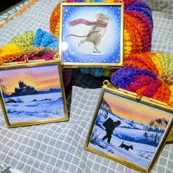 The Box of Delights inspired hanging decorations Set 2