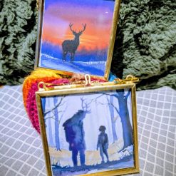 The Box of Delights inspired hanging decorations Set 3