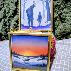 The Box of Delights inspired hanging decorations Set 3 5 The Box of Delights inspired hanging decorations Set 3 5