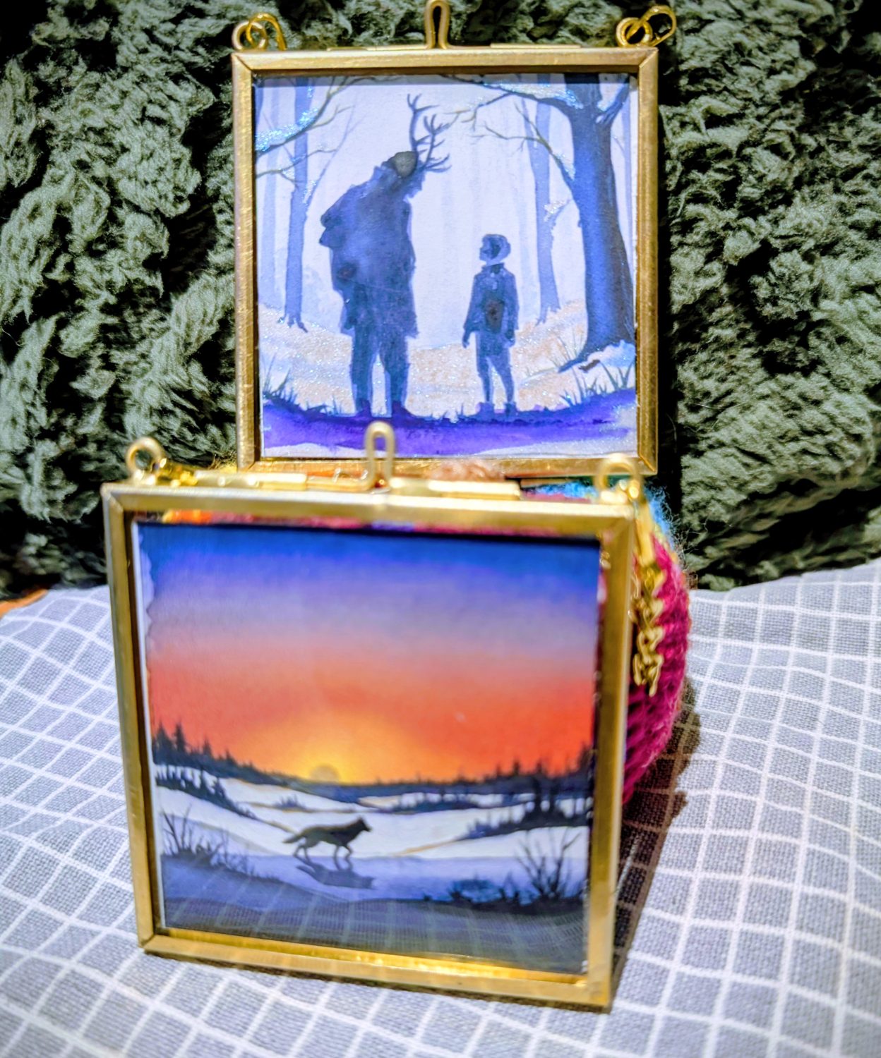 The Box of Delights inspired hanging decorations Set 3 The Box of Delights inspired hanging decorations Set 3