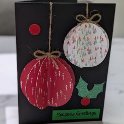 Christmas 3d Bauble Card