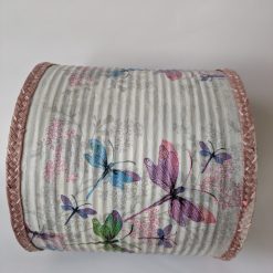 Large Upcycled Metal Tin Can Planter with Dragonfly Design | Rustic Home Décor | Eco-Friendly Wedding Centerpiece | Garden Party Planter Pot 4