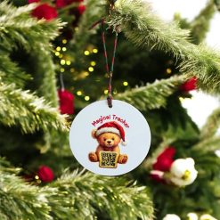 Teddy bear magical Santa tracker