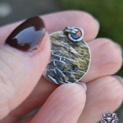 Pendant Only - Mushroom Sterling Silver Pendant 7