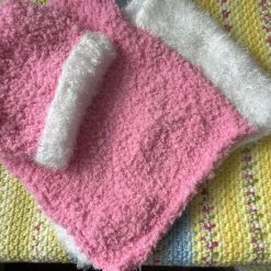 Baby girls poncho with hat
